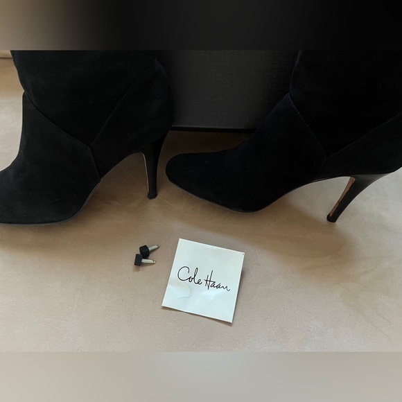 Cole Haan Air Talia Black Knee Boots - Picture 5 of 8